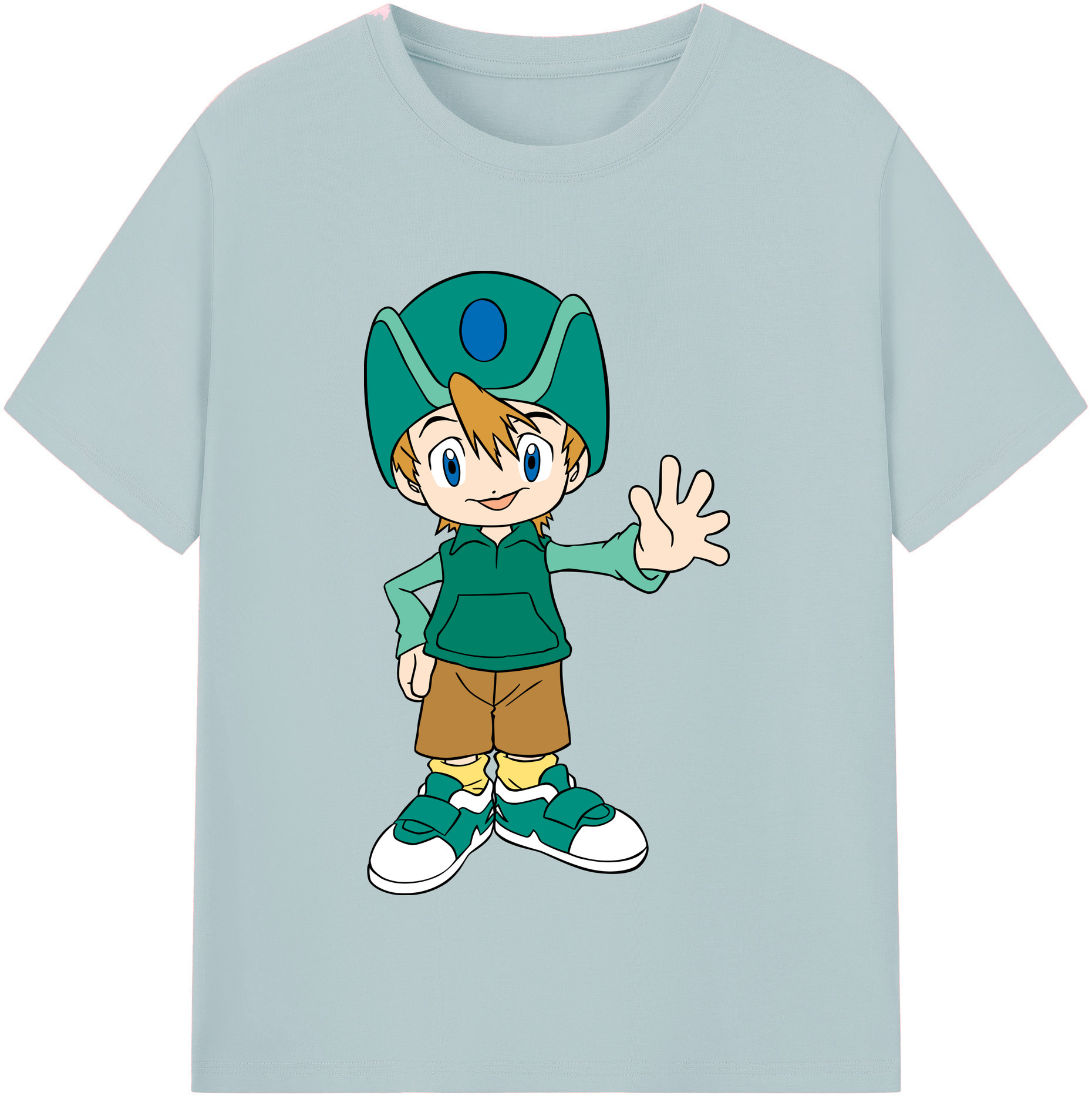 （画像用） Digimon デジタルモンスター/デジモン 綿100％半袖Tシャツ（フロントプリント）